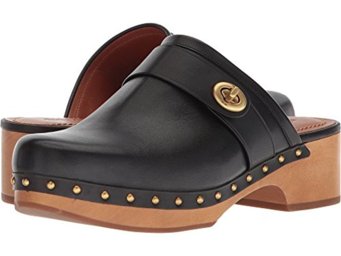 coach turnlock clogs