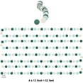 thumbnail image 2 of Cheerland Circle Garland Banner Wedding Party Decorations, Hanging Blue Green Silver Dots, 52Ft, 2 of 6