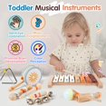 thumbnail image 2 of Instrumentos musicales M SANMERSEN Montessori de madera de 1 a 3 años, 2 of 7