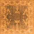 thumbnail image 1 of Ahgly Company Indoor Square Oriental Orange Traditional Area Rugs, 4' Square, 1 of 4