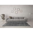 thumbnail image 3 of Ahgly Company Indoor Square Oriental Gray Industrial Area Rugs, 6' Square, 3 of 4