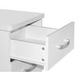 thumbnail image 4 of Home Bedroom Indoor Cindy Faux Wood 2 Drawer Nightstand - White, 4 of 7