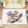 thumbnail image 1 of 3x5 Rug, Koala Door Mat Washable Non Slip Soft for Entryway, Cute Cartoon Animal Rug, Kids Nursery Carpet, Koala Home Decor & Gifts, 1 of 7