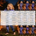 thumbnail image 3 of KPOPLK Girls Pajamas - 2 Piece Long Sleeve Halloween Pajamas and Pants Set 2-8 Years Kids Outfit Set,Size 3-4 Years, 3 of 9