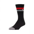 thumbnail image 3 of Fila Heritage Striped Unisex Socks Size 6-12, Color: Black, 3 of 3