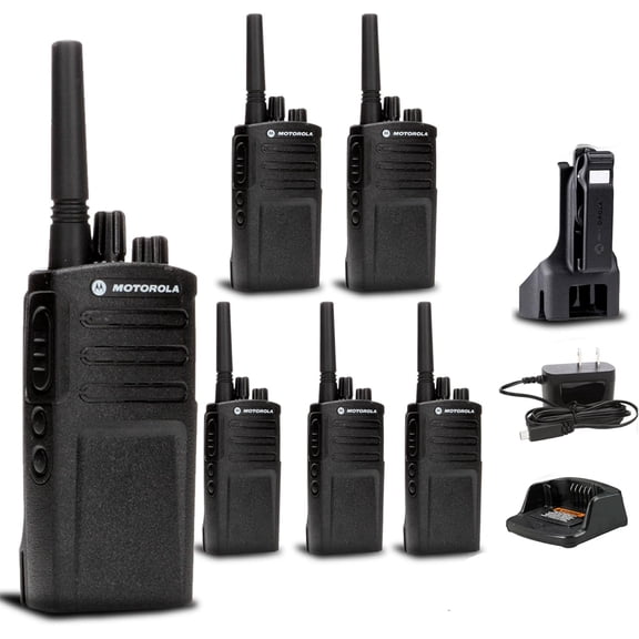 6 x Motorola RMV2080 On-Site 2-Way Business Radio (RMV2080)