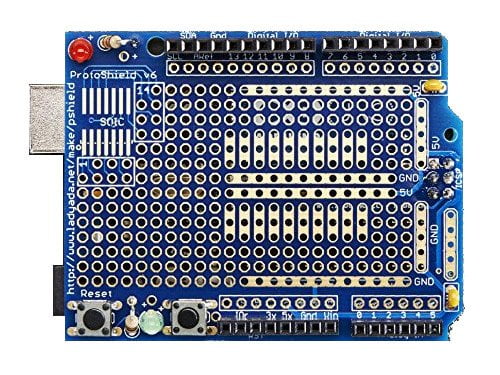 Adafruit Proto Shield - Stackable Version R3 (Arduino Compatible ...