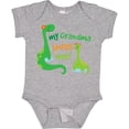 thumbnail image 3 of Inktastic Grandma Loves Me Grandchild Dinosaur Boys Baby Bodysuit, 3 of 5