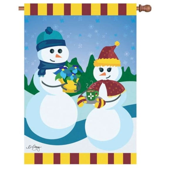 Premier House Size Flag - Dating On Snowslope