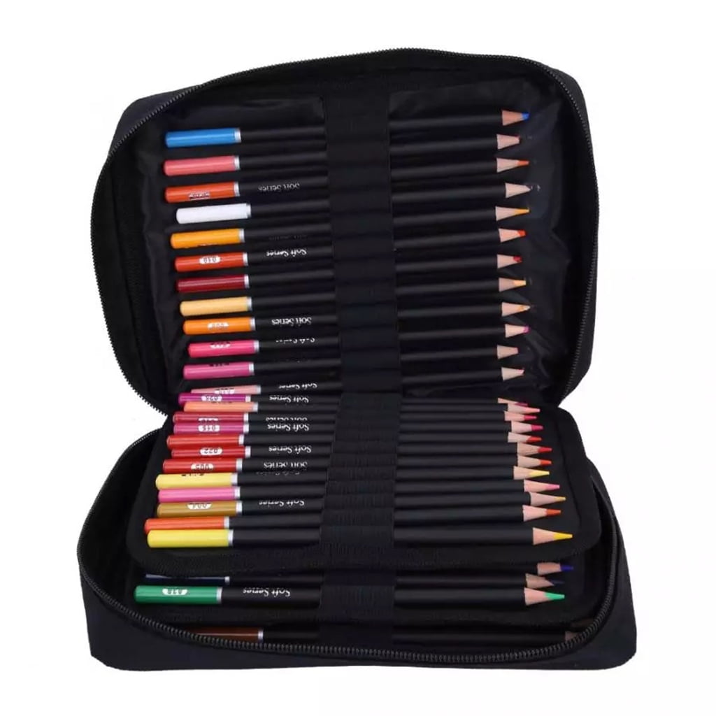 Milue 72 Pcs Professional Oil Colored Pencils Set Artist Painting Sketching Drawing Art Supplies