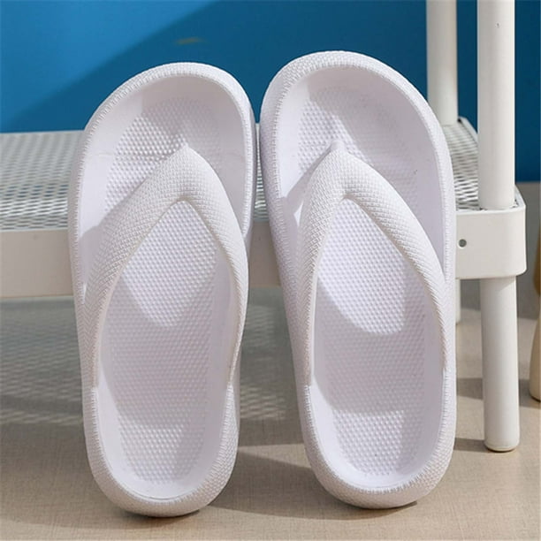 Xihbxyly Chanclas para Pareja, Zapatillas de Suela Blanda de Eva, Sandalias Casuales Cómodas, Zapatos Antideslizantes para Baño, Calzado para Caminar Al Aire Libre, Calzado de Moda y Diseño Ligero.
