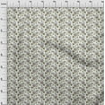 thumbnail image 3 of oneOone Rayon White Fabric Leaves & Flower Floral Sewing Crafts Projects Fabric Prints By Yards 56 Inches Wide, 3 of 5