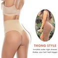 thumbnail image 3 of MISS MOLY Tummy Control Thong Shapewear for Women Seamless Brief Shaping Thong Panties Body Shaper Underwear, 3 of 6