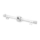 thumbnail image 1 of Conjunto de carcasa de eje trasero RC, conjunto de carcasa de eje de aleación de aluminio para Losi Baja Rey 1/10 para Hammer Rey para Rock Rey LOS232072 Plata, 1 of 12
