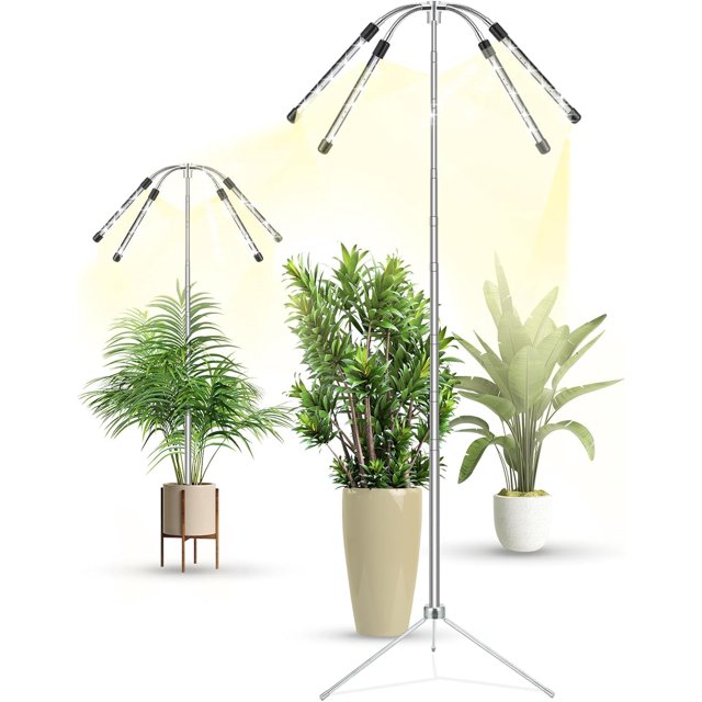 Grow Lights Yiyehu Full Spectrum 38-157 cm con soporte para trípode