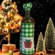 thumbnail image 3 of Funda antipolvo para botella de vino navideña, novedad, funda para botella de vino, suministros para fiestas a cuadros, 3 of 6