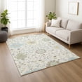 thumbnail image 6 of Addison Rugs Chantille Indoor/Outdoor Traditional Ivory Machine Washable Rectangle Rug, 3' x 5', 6 of 8
