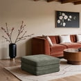thumbnail image 2 of Meridian Furniture Stellar Green Chenille Fabric Modular Ottoman, 2 of 7