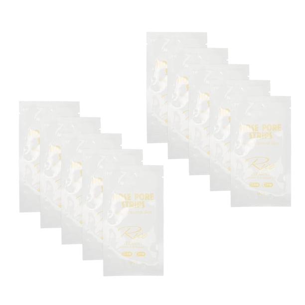 Nose Blackheads Strips,10pcs Rice Blackhead Stickers Nose Peel Off Mask ...