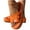Orange, variant on Kayannuo Summer Slippers for Women Clearance Indoor Outdoor Large Size Thick Sole Sandals Summer New Fashionable Fish Mouth Comfortable Beach Slippers Gifts for Women