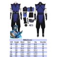 thumbnail image 3 of Juego Mortal Kombat Sub-Zero Cosplay Disfraz Ropa Conjunto Accesorios Trajes Halloween Carnaval Traje Para Adultos Hombres Juego De Roles, 3 of 5