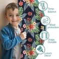 thumbnail image 3 of Pioneer Flower Floral Print Pattern Insulated Teens Curtains Set Of 2, Bedroom Essentials, Toddler Room Decor 52"x84", 3 of 5