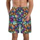 thumbnail image 1 of Fotbe Colored Glass1 Trajes de Baño Estampados para Hombre, Shorts de Verano de Secado Rápido, Ropa de Playa, Bañadores-Large, 1 of 6