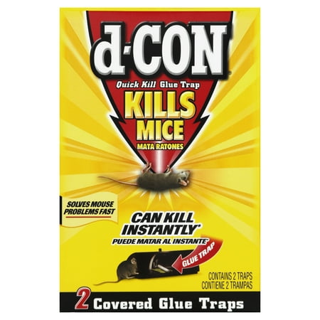 d-CON Rodenticide Quick Kill Mouse Glue Trap, 2 Count ...