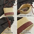thumbnail image 5 of HongHeng Crossbody Purse - Hand Crochet Women's Handbag for Everyday & Travel - Cross Body Bag with Zipper Pockets, 5 of 6