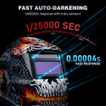thumbnail image 5 of ARCCAPTAIN Welding Helmet Auto Darkening True Color, 5 of 9
