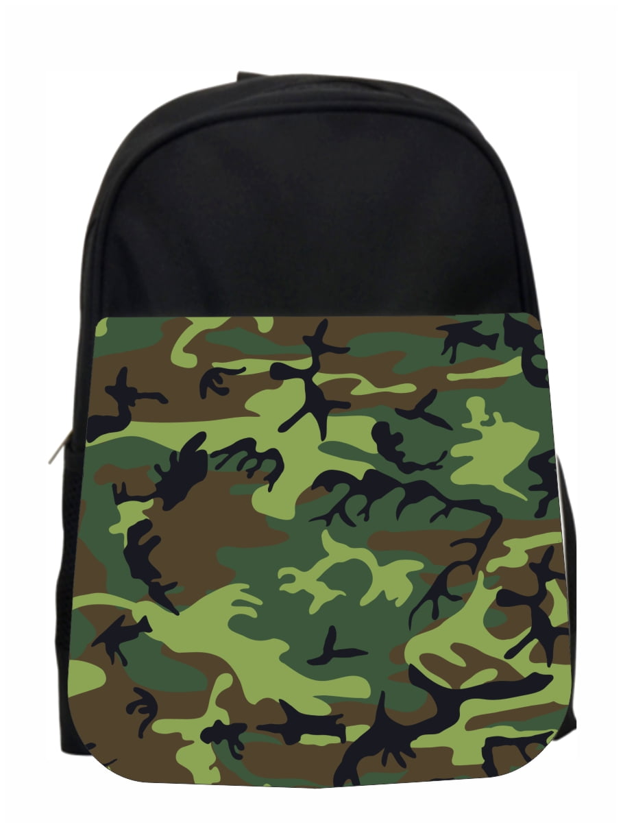Accessory Avenue Boys Backpack Camo Camouflage Kids PreSchool