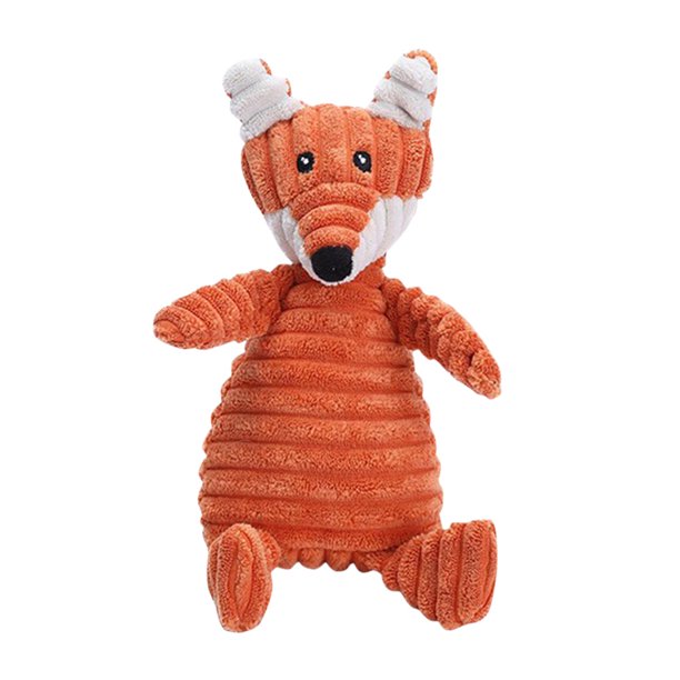 Hugtrwg Juguete para Masticar Juguete Peluche para Y Gatos Con Chirriante (zorro)