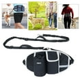 thumbnail image 4 of Hands Leash Dual Padded Handle Retractable Leash Dog Waist Leash Black, 4 of 8