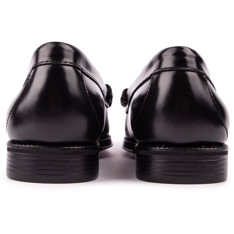 G.h.bass Original Larson Moc Penny Loafers Shoes - Comfortable,  Sophisticated, Black Leather Upper - Walmart.com