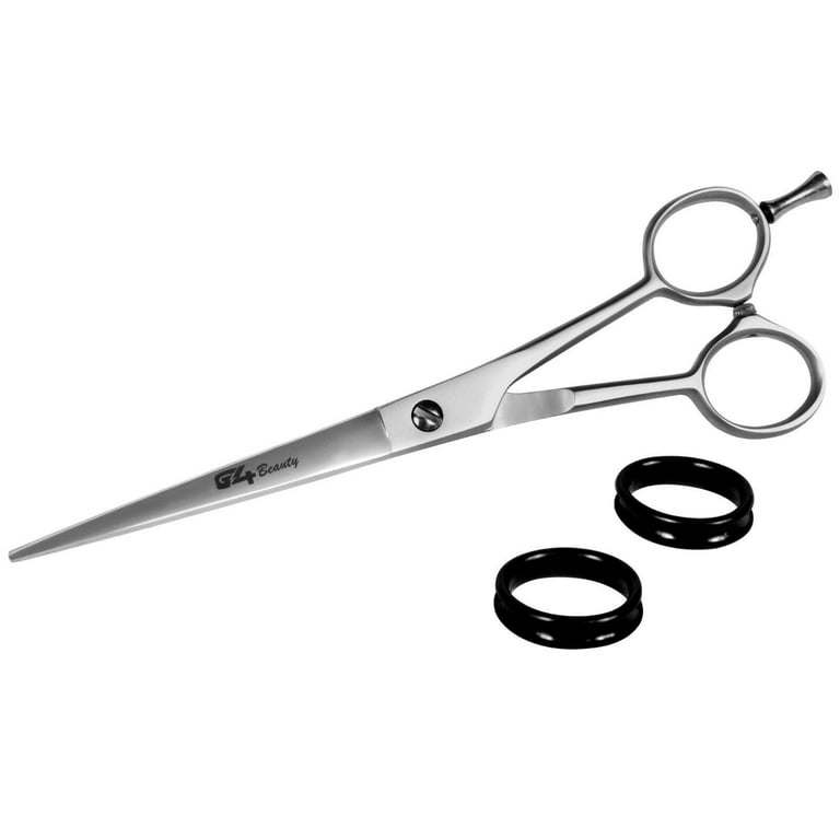  G4 Vision Professional Barber Hair Cutting Scissors 440c Steel  Adjustable Tension Screw and Detachable Finger Rest Shears 6 Inches :  Beauty & Personal Care