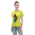 thumbnail image 4 of T-Shirt Basique à Manches Courtes pour Femmes Style de Rue Demon Slayer, 4 of 6