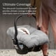 thumbnail image 2 of UPPAbaby CozyGanoosh for Aria and Mesa Infant Car Seat Carriers/Easily Attaches to Aria, Mesa, Mesa V2, Mesa Max/Ultra-Plush, Weather-Proof/Light Grey, 2 of 5