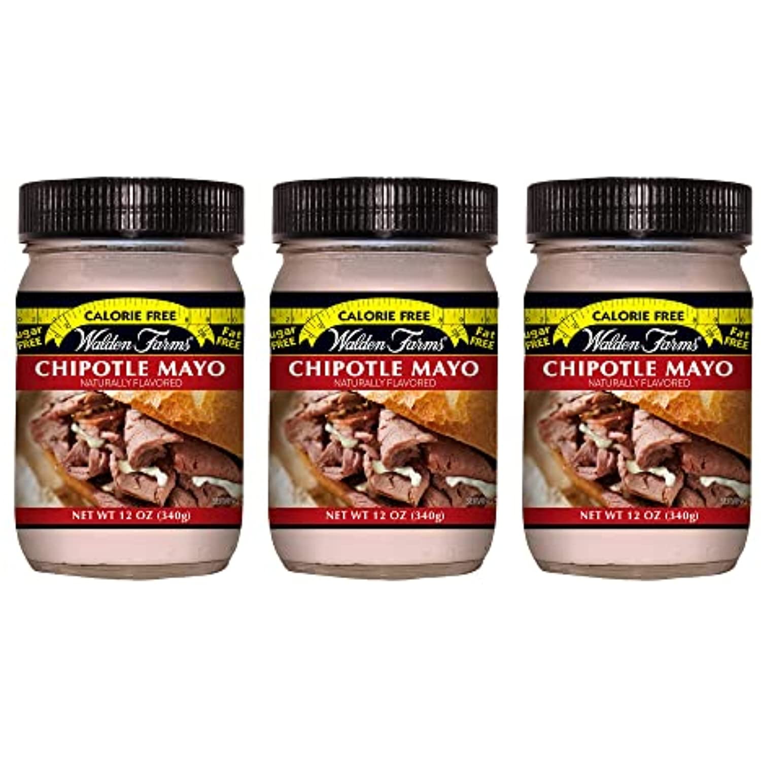 Walden Farms Mayo, Chipotle, 12 Ounce (Pack Of 3)