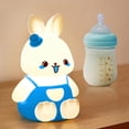 thumbnail image 4 of Fasiaou Cute Rabbit Night Light, Intelligent Timed, Silicone Dimmable Nursery Nightlight for Nursery, Silicone Rechargeable Bedside Touch Night Lights for Home Decor-Blue,Style B, 4 of 6