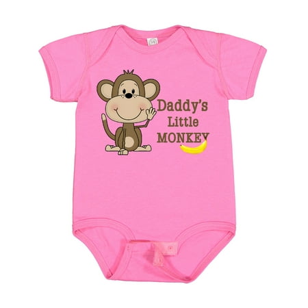 

Inktastic Daddy s Little Monkey Gift Baby Boy or Baby Girl Bodysuit