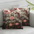 thumbnail image 3 of nygtbtfer I Want to Grow Something A Wild &amp; A Floral Throw Pillow, Multicolor 18x18in, 3 of 7