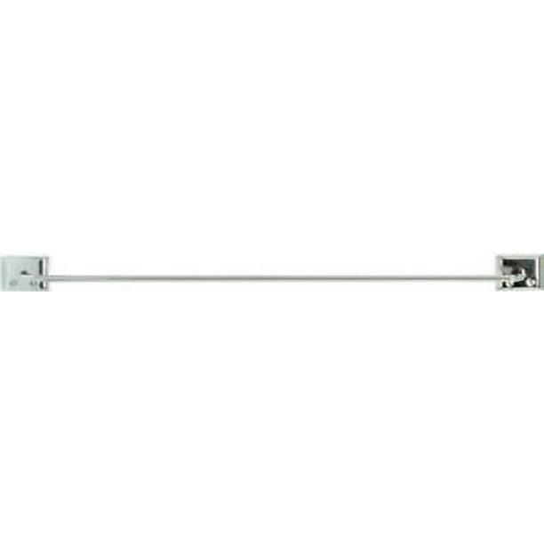 5PK 24" Chrome Towel Bar Exposed Screw 13" x 2" Projection Walmart