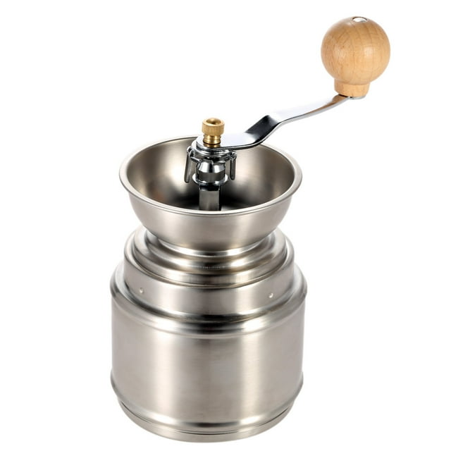 TFixol Portable Manual Stainless Steel Coffee Grinder with Adjustable Ceramic Burr