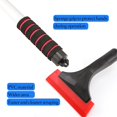 thumbnail image 3 of Ice Scraper For Cars, Windscreen Snow Scraper, Adjustable Length (42-63cm) With Foam Grip For Auto Car Suv Truck, 3 of 5