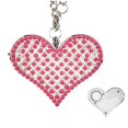 thumbnail image 1 of Llavero personal portátil para mujeres y niños, con forma de corazón, alarma antilobo, con tirador manual para pedir ayuda en el lugar, 1 of 6
