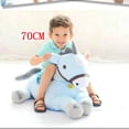 thumbnail image 4 of Juguete de peluche de unicornio para niños, almohada de tela de 50-130CM de tamaño gigante, Animal de peluche, caballo, muñeca de alta calidad, regalo de cumpleaños 50-1, 4 of 5
