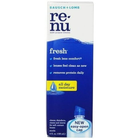 Bausch & Lomb ReNu Multi-Purpose Solution with Hydranate, 4 Ounce Bottle