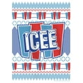 thumbnail image 2 of Girl's ICEE Retro Ugly Sweater Graphic Tee White X Large, 2 of 4