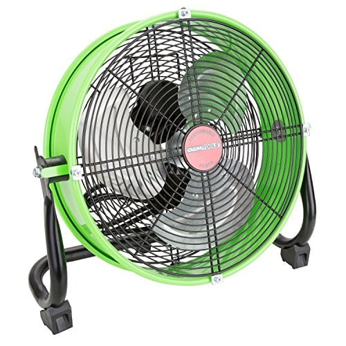 Oemtools 24892 12 Tilting Drum Workspace Fan Green Walmart Com Walmart Com
