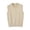 Apricot, variant on Womens Sleeveless Sweater Vest Crew Neck Pullover Vests Business Office Ribbed Knitwear Uniform Tops XL